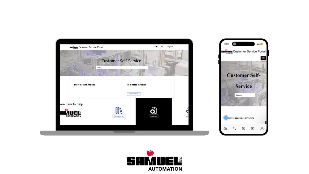 Samuel Automation Launches Customer Service Portal